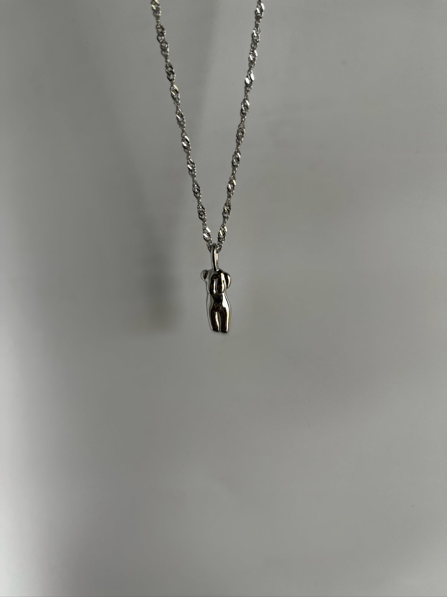 Body necklace (silver)